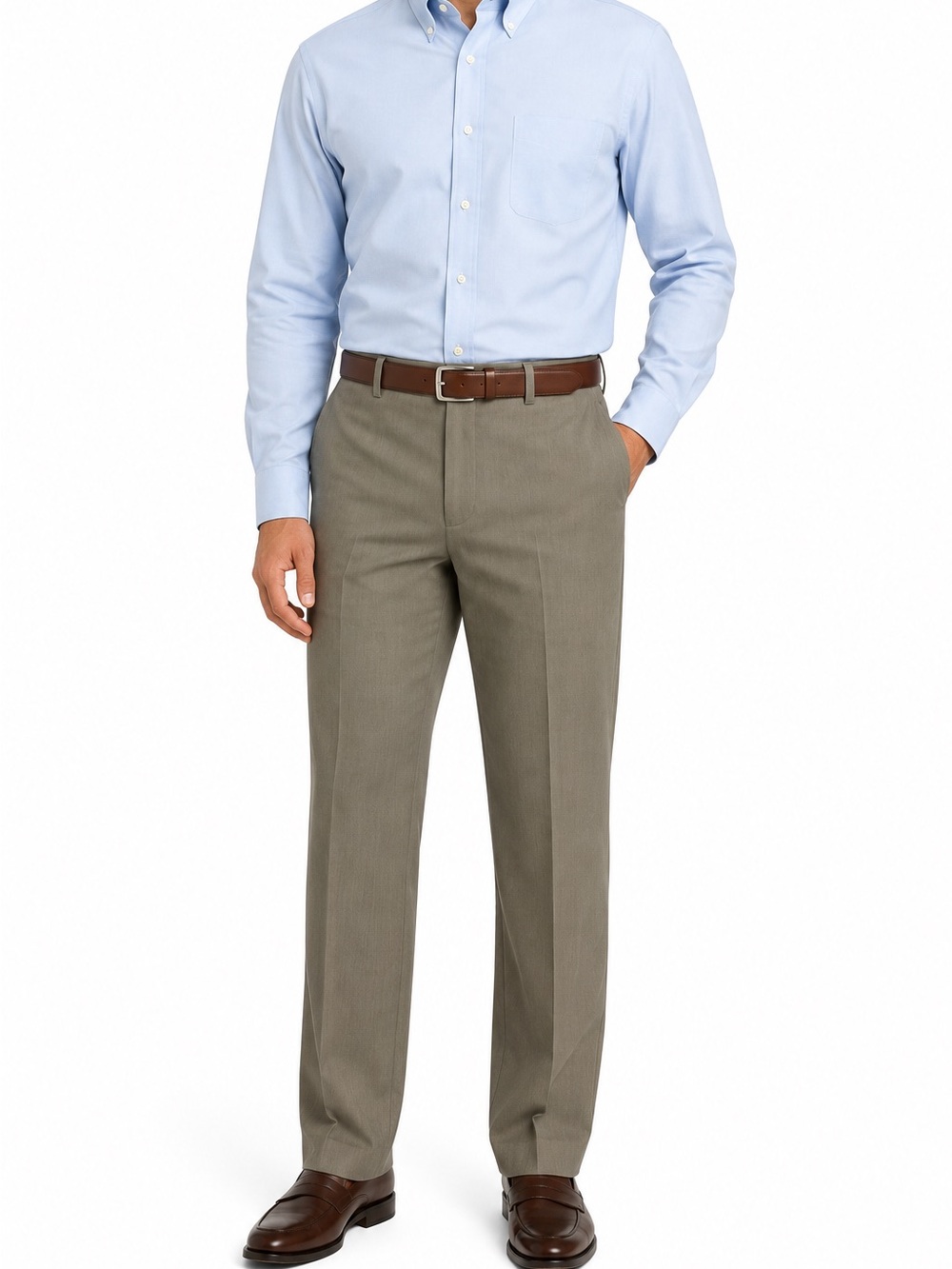 Pronto Uomo Sport Flat Front Dress Pants 34x32